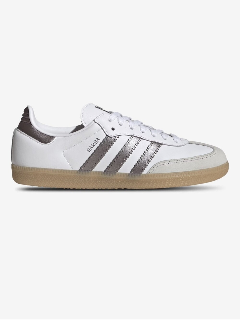 adidas Samba OG W Women’s Footwear White Coffee Metallic Leather Sneakers KK2504